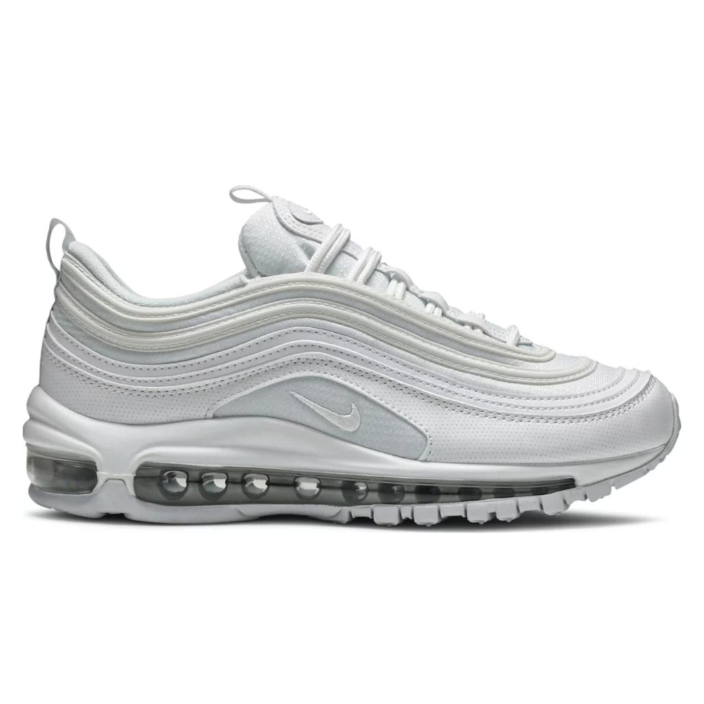 Air max 97 white black metallic silver best sale