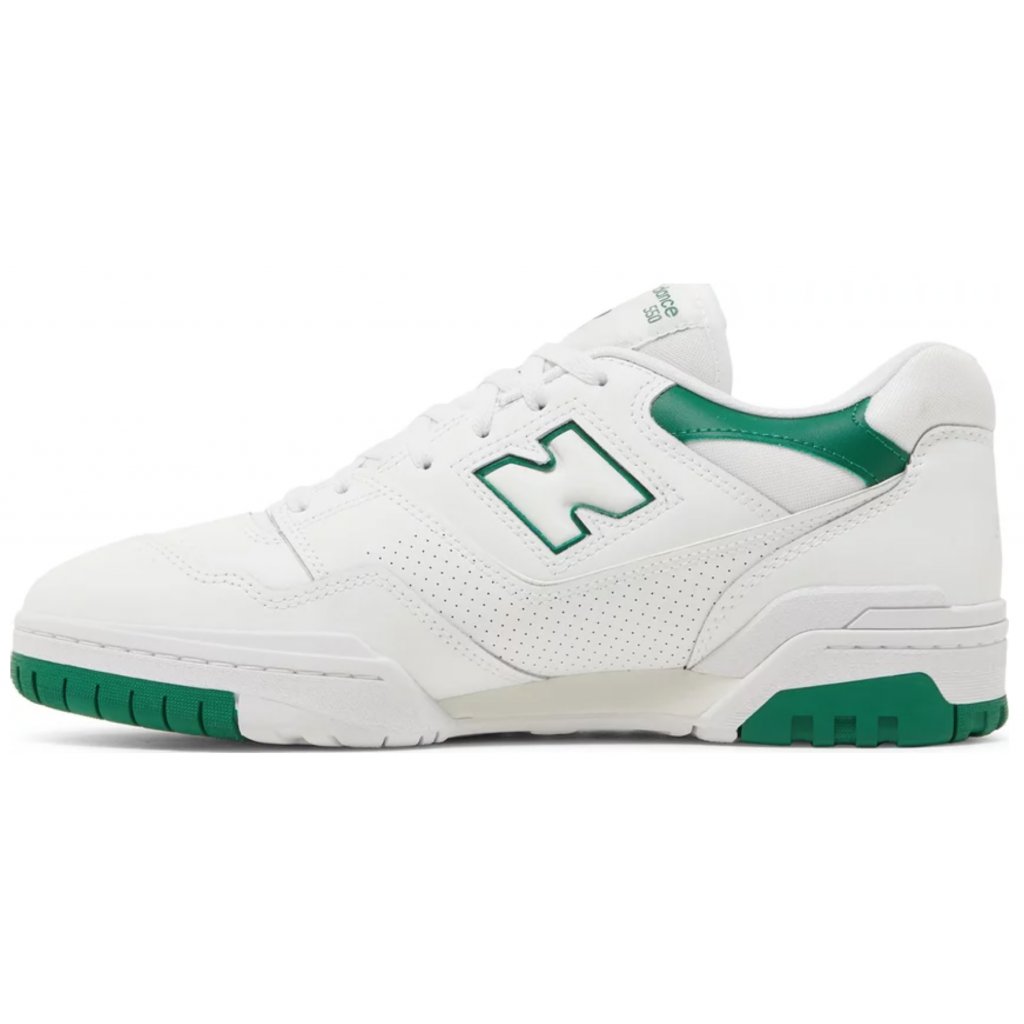 New Balance 550 White Classic Green