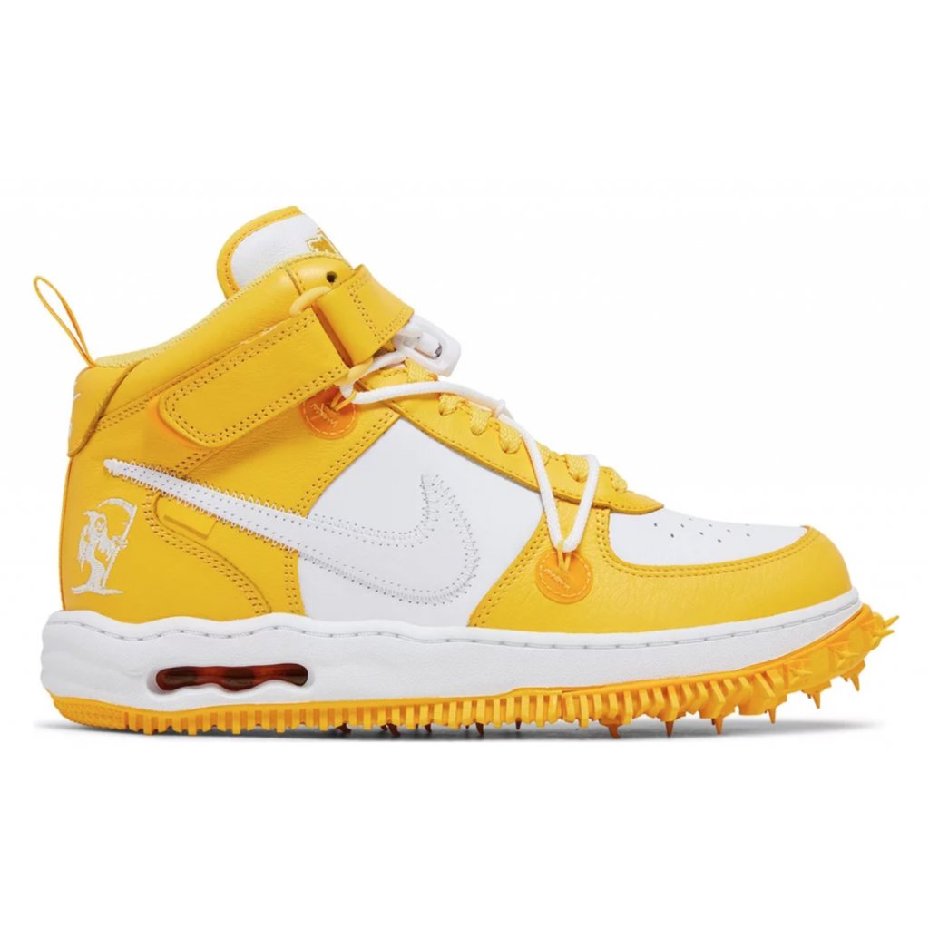 Nike Air Force 1 Mid SP Off White Varsity Maize BBNSUPPLY