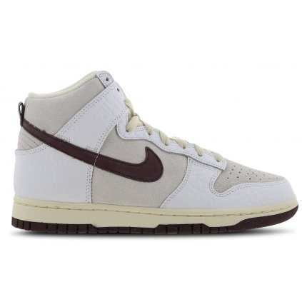 Nike Dunk High Light Orewood Brown Burgundy Crush